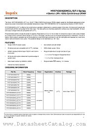 HY57V281620HCLT-SI datasheet pdf Hynix Semiconductor