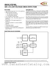 IS61LV3216L-15KI datasheet pdf ICSI