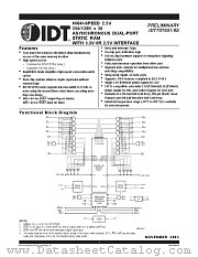 IDT70T659S015BF datasheet pdf IDT