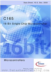 C165 datasheet pdf Infineon