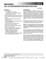 IS61C632A-6PQI datasheet pdf Integrated Silicon Solution Inc