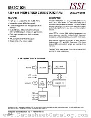 IS62C1024-35QI datasheet pdf Integrated Silicon Solution Inc