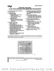 A80C186XL12 datasheet pdf Intel