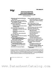 TN87C251SP16 datasheet pdf Intel