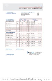 2N3822 datasheet pdf InterFET Corporation