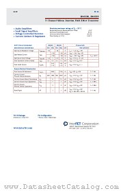 2N4339 datasheet pdf InterFET Corporation