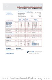 2N4857 datasheet pdf InterFET Corporation