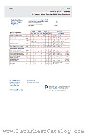 2N5460 datasheet pdf InterFET Corporation