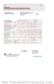 U431 datasheet pdf InterFET Corporation