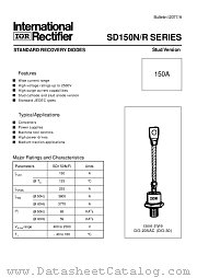 SD150R16MV datasheet pdf International Rectifier