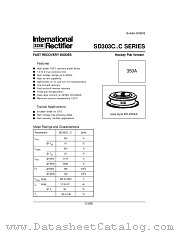 SD303C10S15C datasheet pdf International Rectifier