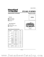 ST2100C30R2 datasheet pdf International Rectifier