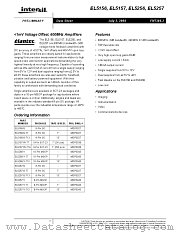 EL5256IY-T13 datasheet pdf Intersil