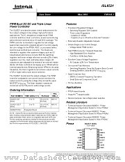 ISL6521CBZ-T datasheet pdf Intersil