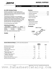 MUR820 datasheet pdf Intersil