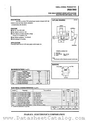 2SA1363 datasheet pdf Isahaya Electronics Corporation