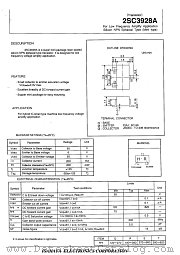 2SC3928A datasheet pdf Isahaya Electronics Corporation