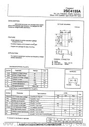 2SC4155A datasheet pdf Isahaya Electronics Corporation