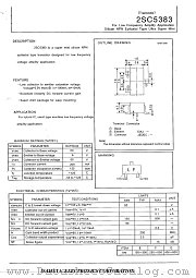 2SC5383 datasheet pdf Isahaya Electronics Corporation