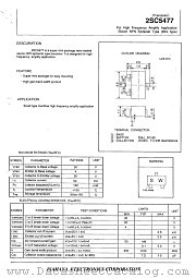 2SC5477 datasheet pdf Isahaya Electronics Corporation