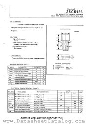 2SC5486 datasheet pdf Isahaya Electronics Corporation