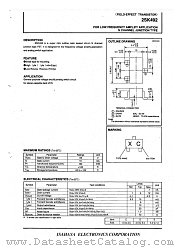 2SK492 datasheet pdf Isahaya Electronics Corporation