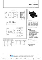 M57140-01 datasheet pdf Isahaya Electronics Corporation