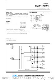 M57147AU-01 datasheet pdf Isahaya Electronics Corporation