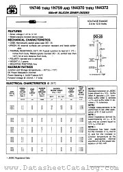 1N752D datasheet pdf Jinan Gude Electronic Device