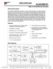 KL5KUSB121 datasheet pdf Kawasaki LSI