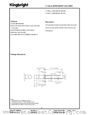 L7104SYD datasheet pdf Kingbright Electronic
