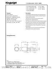 L7113ID datasheet pdf Kingbright Electronic