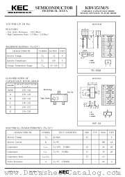 KDV251BM datasheet pdf Korea Electronics (KEC)