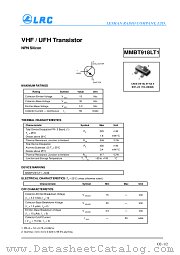 MMBT6918LT1 datasheet pdf Leshan Radio Company