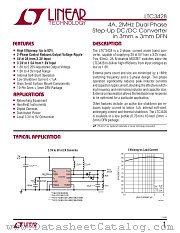 LTC3428EDD datasheet pdf Linear Technology