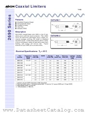 2690-1007 datasheet pdf MA-Com