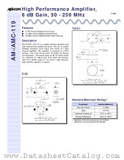 AMC-119SMA datasheet pdf MA-Com