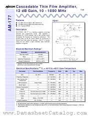 AM-177PIN datasheet pdf MA-Com