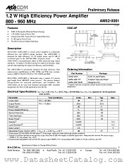 AM52-0001 datasheet pdf MA-Com