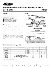 AT-109RTR datasheet pdf MA-Com