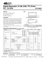 AT-15-0001 datasheet pdf MA-Com