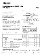 AT-230 datasheet pdf MA-Com