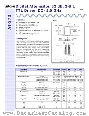 AT-273 datasheet pdf MA-Com