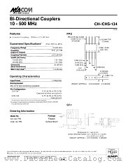 CHS-134 datasheet pdf MA-Com