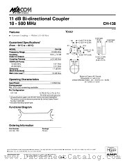 CH-138 datasheet pdf MA-Com