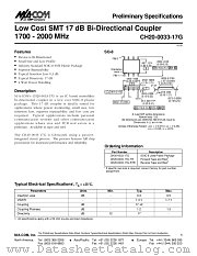 CH20-0033-17G datasheet pdf MA-Com