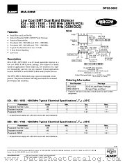 DP52-0002 datasheet pdf MA-Com