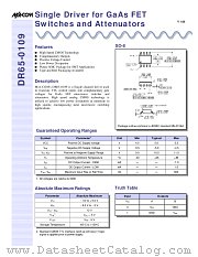 DR65-0109TR datasheet pdf MA-Com