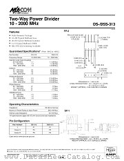 DSS-313 datasheet pdf MA-Com