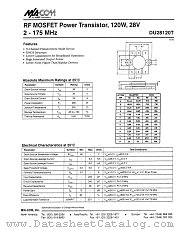 DU28120T datasheet pdf MA-Com